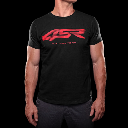 4SR T-Shirt Shaky Black Red Logo